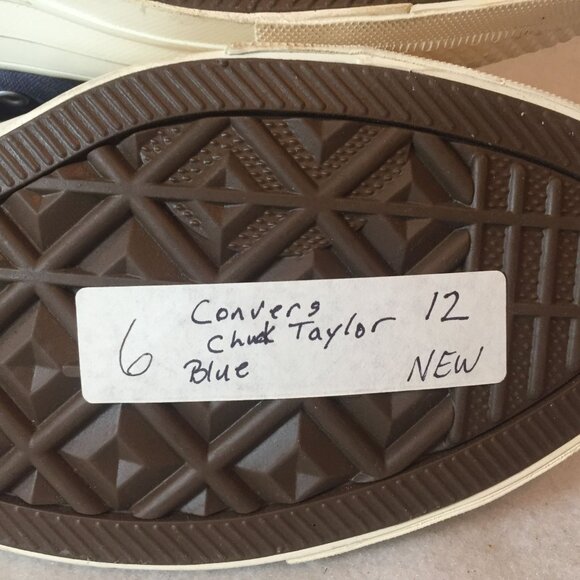 Converse Chuck Taylor All Star High Top Navy Blue Sneakers Mens 12 - Picture 9 of 9